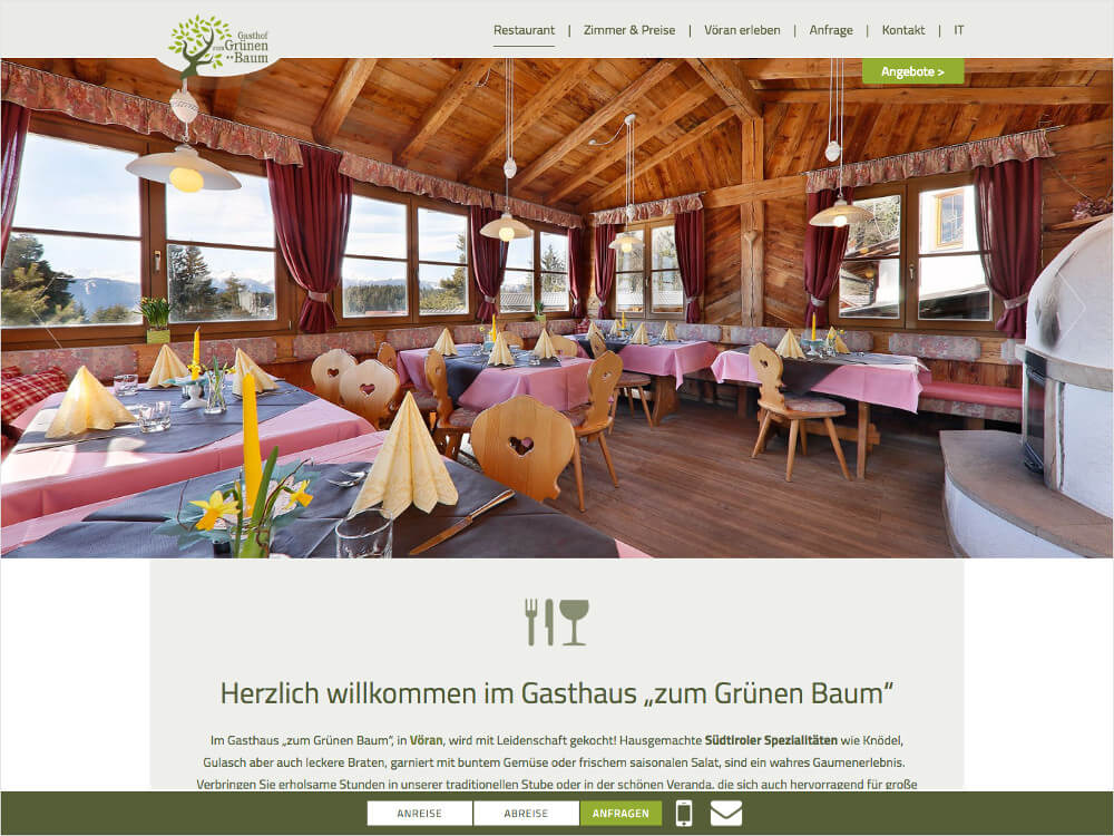 Website gruener-baum.net Screenshot zepra.it